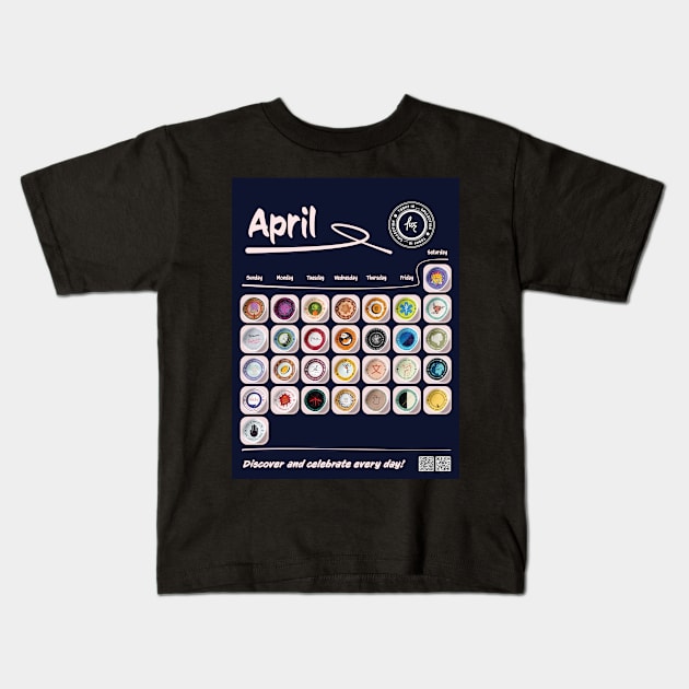 Today is Collection - April Edition Kids T-Shirt by lvrdesign